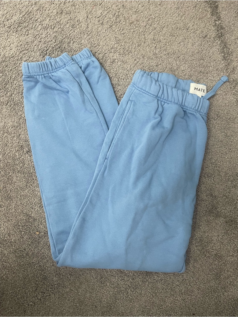 NWOT Mate the Label Organic Fleece Relaxed Pocket Sweatpants
